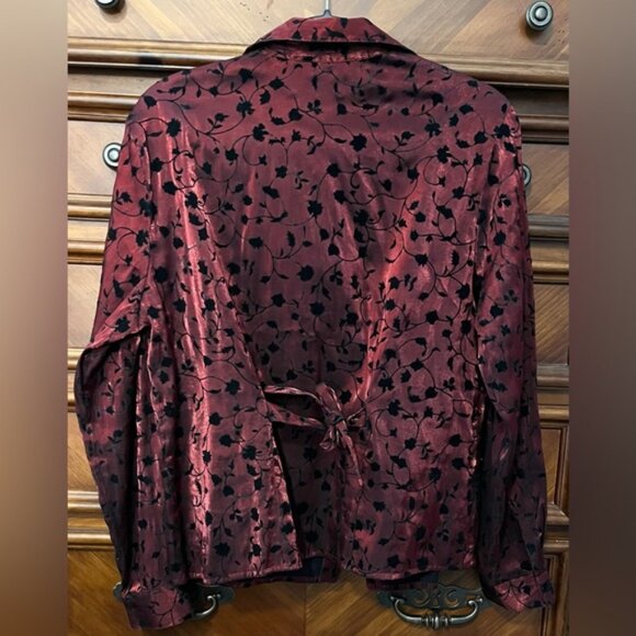 Notations Women’s Button Down Shirt 23” P2P - Picture 2 of 5